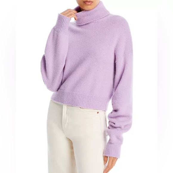 A.L.C. Taryn Wool Blend Turtleneck Sweater - Size Large - Picture 1 of 11